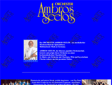 Tablet Screenshot of ambros-seelos-orchester.de